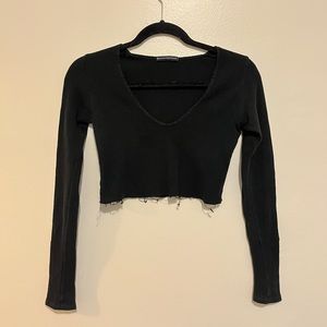 Brandy Melville Thermal Crop Top